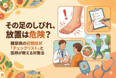 その足のしびれ、放置は危険?糖尿病の初期症状「チェックリスト」と医師が教える対策法