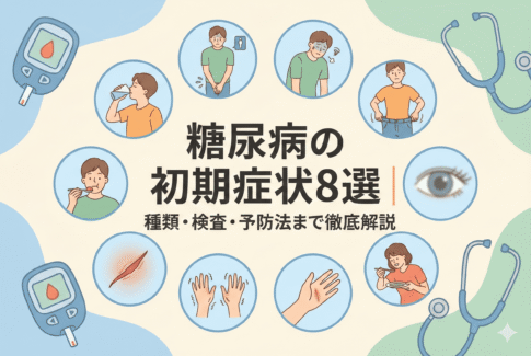 糖尿病の初期症状8選|種類・検査・予防法まで徹底解説