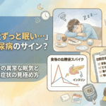 「最近ずっと眠い…」は糖尿病のサイン?食後の異常な眠気と初期症状の見極め方